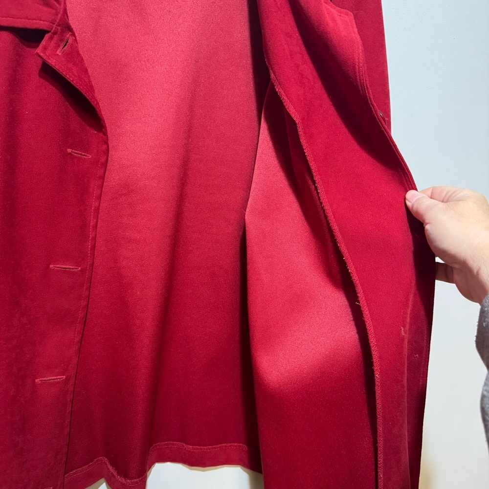 Briggs New York Red Blazer Classic Tailored Suit Jacket - Picture 2 of 7